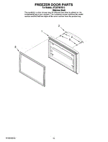 08 - Freezer Door Parts, Optional Parts parts for Maytag Refrigerator JFC2070KRS12 from AppliancePartsPros.com