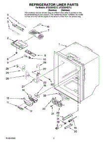 03 - Refrigerator Liner Parts parts for Maytag Refrigerator JFD2589KEP12 from AppliancePartsPros.com