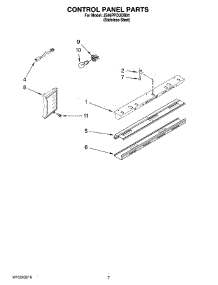 05 - Control Panel Parts parts for Maytag Refrigerator JS48PPDUDB01 from AppliancePartsPros.com