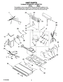 05 - Unit Parts parts for Maytag Refrigerator JFC2089HTW12 from AppliancePartsPros.com