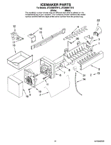08 - Icemaker Parts, Optional Parts (Not Included) parts for Maytag Refrigerator JFC2089HTW12 from AppliancePartsPros.com