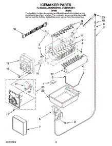 07 - Icemaker Parts parts for Maytag Refrigerator JFC2070KRB11 from AppliancePartsPros.com