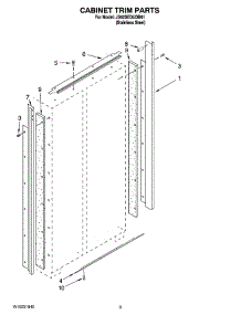 02 - Cabinet Trim Parts parts for Maytag Refrigerator JS42SEDUDB01 from AppliancePartsPros.com