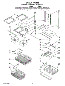 06 - Shelf Parts parts for Maytag Refrigerator JFC2089HTB12 from AppliancePartsPros.com