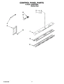 05 - Control Panel Parts parts for Maytag Refrigerator JS42SEDUDB01 from AppliancePartsPros.com