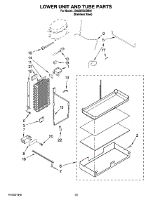 14 - Lower Unit And Tube Parts parts for Maytag Refrigerator JS42SEDUDB01 from AppliancePartsPros.com