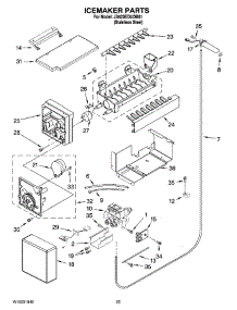 15 - Icemaker Parts parts for Maytag Refrigerator JS42SEDUDB01 from AppliancePartsPros.com