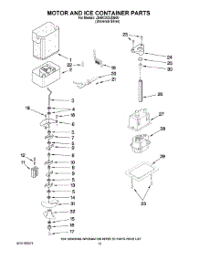 09 - Motor And Ice Container Parts parts for Maytag Refrigerator JS48CXDUDB00 from AppliancePartsPros.com