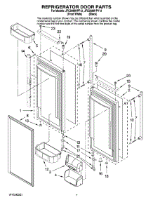04 - Refrigerator Door Parts parts for Maytag Refrigerator JFC2089HPY12 from AppliancePartsPros.com