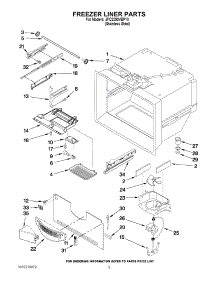 02 - Freezer Liner Parts parts for Maytag Refrigerator JFC2290VEP10 from AppliancePartsPros.com