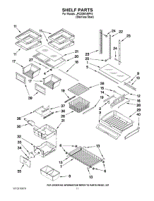 06 - Shelf Parts parts for Maytag Refrigerator JFC2290VEP10 from AppliancePartsPros.com