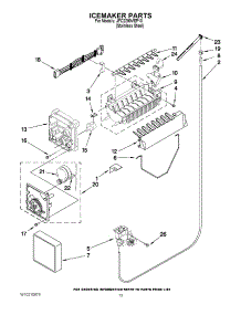 07 - Icemaker Parts parts for Maytag Refrigerator JFC2290VEP10 from AppliancePartsPros.com