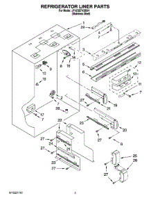 04 - Refrigerator Liner Parts parts for Maytag Refrigerator JF42SEFXDB01 from AppliancePartsPros.com