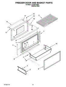 08 - Freezer Door And Basket Parts parts for Maytag Refrigerator JF42SEFXDB01 from AppliancePartsPros.com