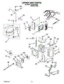09 - Upper Unit Parts parts for Maytag Refrigerator JF42SEFXDB01 from AppliancePartsPros.com