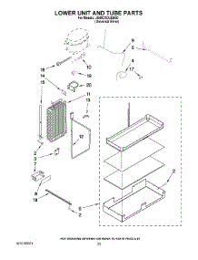 14 - Lower Unit And Tube Parts parts for Maytag Refrigerator JS48CXDUDB00 from AppliancePartsPros.com