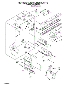 04 - Refrigerator Liner Parts parts for Maytag Refrigerator JF42CXFXDB00 from AppliancePartsPros.com