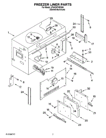 05 - Freezer Liner Parts parts for Maytag Refrigerator JF42CXFXDB00 from AppliancePartsPros.com