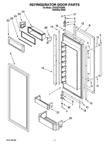 07 - Refrigerator Door Parts parts for Maytag Refrigerator JF42SEFXDB00 from AppliancePartsPros.com