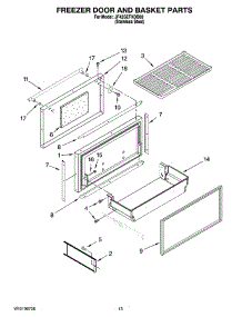 08 - Freezer Door And Basket Parts parts for Maytag Refrigerator JF42SEFXDB00 from AppliancePartsPros.com