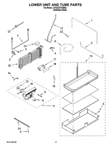 10 - Lower Unit And Tube Parts parts for Maytag Refrigerator JF42SEFXDB00 from AppliancePartsPros.com