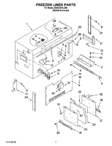 05 - Freezer Liner Parts parts for Maytag Refrigerator JB36CXFXLB00 from AppliancePartsPros.com