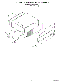 03 - Top Grille And Unit Cover Parts parts for Maytag Refrigerator JB36PPFXRB00 from AppliancePartsPros.com