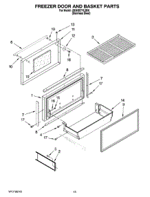 08 - Freezer Door And Basket Parts parts for Maytag Refrigerator JB36SEFXLB00 from AppliancePartsPros.com