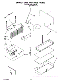 10 - Lower Unit And Tube Parts parts for Maytag Refrigerator JB36CXFXLB00 from AppliancePartsPros.com