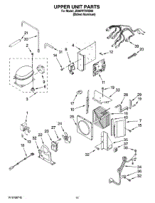 09 - Upper Unit Parts parts for Maytag Refrigerator JB36PPFXRB00 from AppliancePartsPros.com