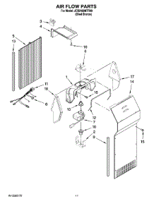 07 - Air Flow Parts parts for Maytag Refrigerator JCB2488MTR00 from AppliancePartsPros.com