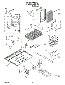 09 - Unit Parts parts for Maytag Refrigerator JCB2488MTR00 from AppliancePartsPros.com