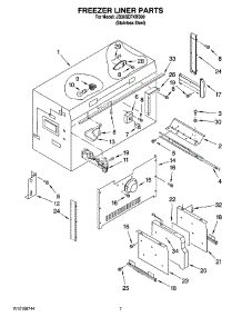 05 - Freezer Liner Parts parts for Maytag Refrigerator JB36SEFXRB00 from AppliancePartsPros.com