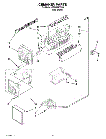 10 - Icemaker Parts, Optional Parts (Not Included) parts for Maytag Refrigerator JCB2488MTR00 from AppliancePartsPros.com