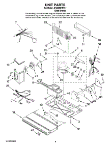 05 - Unit Parts parts for Maytag Refrigerator JFC2089HPR11 from AppliancePartsPros.com