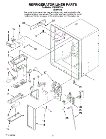 02 - Refrigerator Liner Parts parts for Maytag Refrigerator JFI2089ATS10 from AppliancePartsPros.com