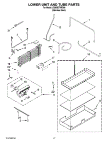 10 - Lower Unit And Tube Parts parts for Maytag Refrigerator JB36SEFXRB00 from AppliancePartsPros.com