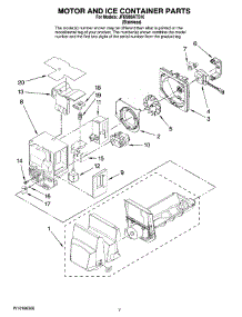 04 - Motor And Ice Container Parts parts for Maytag Refrigerator JFI2089ATS10 from AppliancePartsPros.com