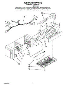 05 - Icemaker Parts parts for Maytag Refrigerator JFI2089ATS10 from AppliancePartsPros.com
