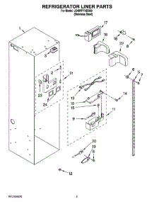 04 - Refrigerator Liner Parts parts for Maytag Refrigerator JS48PPFXDB00 from AppliancePartsPros.com