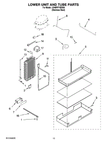 12 - Lower Unit And Tube Parts parts for Maytag Refrigerator JS48PPFXDB00 from AppliancePartsPros.com