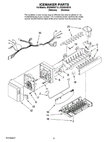 05 - Icemaker Parts parts for Maytag Refrigerator JFI2589AES10 from AppliancePartsPros.com