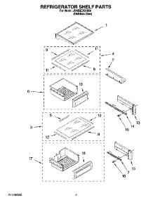 07 - Refrigerator Shelf Parts parts for Maytag Refrigerator JS48SEDUDB00 from AppliancePartsPros.com