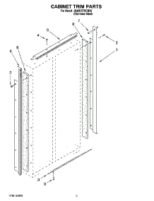 02 - Cabinet Trim Parts parts for Maytag Refrigerator JS48SEFXDB00 from AppliancePartsPros.com