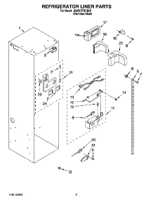 04 - Refrigerator Liner Parts parts for Maytag Refrigerator JS48SEFXDB00 from AppliancePartsPros.com