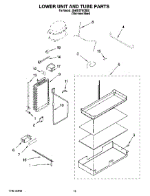 12 - Lower Unit And Tube Parts parts for Maytag Refrigerator JS48SEFXDB00 from AppliancePartsPros.com