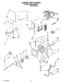 13 - Upper Unit Parts parts for Maytag Refrigerator JS48CXDBDB00 from AppliancePartsPros.com