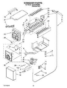 15 - Icemaker Parts parts for Maytag Refrigerator JS48CXDBDB00 from AppliancePartsPros.com