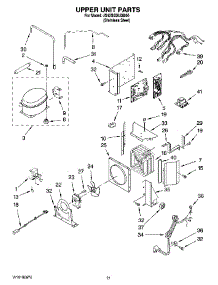 13 - Upper Unit Parts parts for Maytag Refrigerator JS42SEDUDB00 from AppliancePartsPros.com