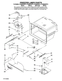 06 - Freezer Liner Parts parts for Maytag Refrigerator JFI2089AES10 from AppliancePartsPros.com